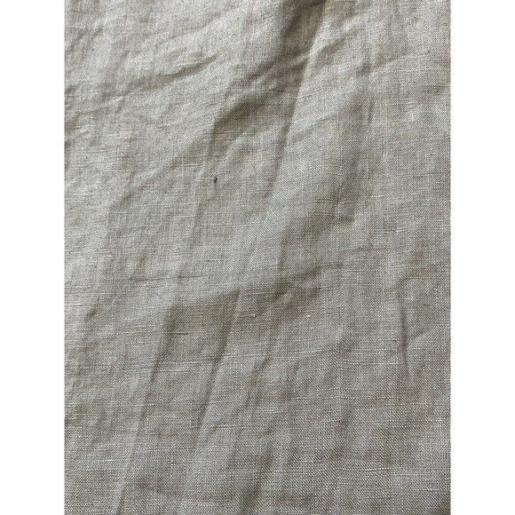 Del Sol 100% Linen Drawstring Pants Womens M Sage Green Wide Leg Greece Resort - Picture 7 of 14